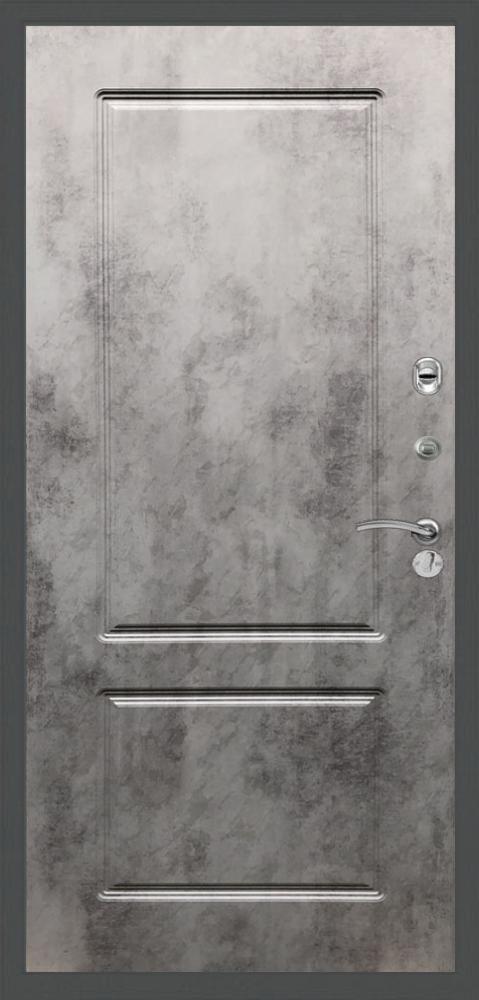 Стальная дверь Эврика ФЛ-117, Цвет «Бетон темный» - вид 2