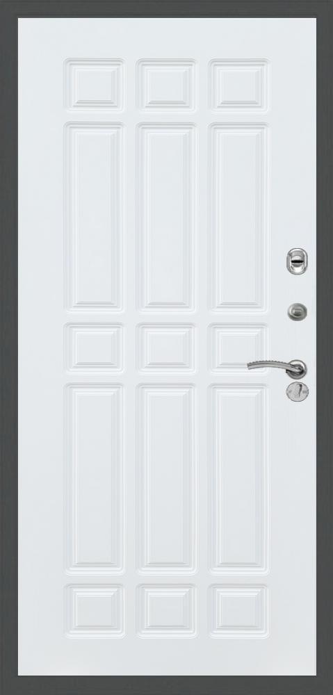 Стальная дверь Эврика ФЛ-33, Цвет «Силк сноу» - вид 2