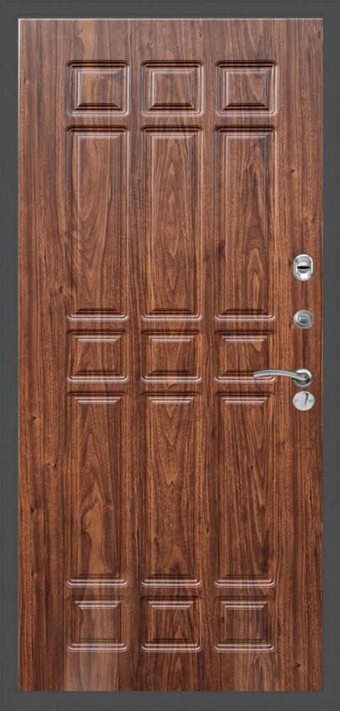 Стальная дверь Эврика ФЛ-33, Цвет «Орех тисненый» - вид 2