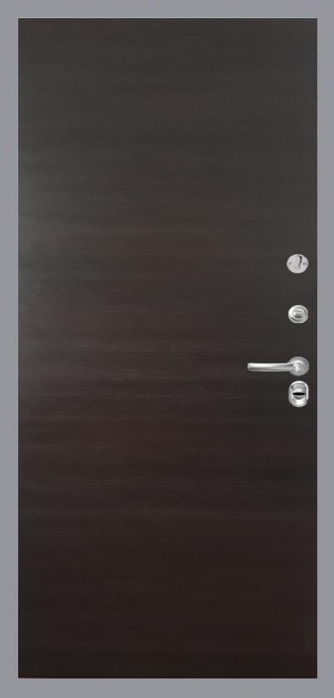 дверь Интекрон Брайтон «Дуб графит» Гладкая, Цвет «Венге» - вид 2