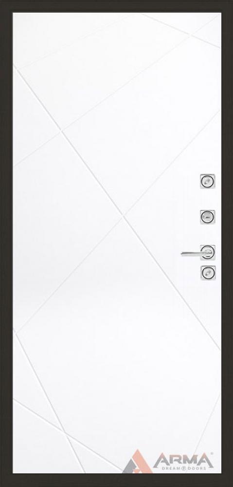 дверь Арма Бастион Блэк 07 «Белый матовый» - вид 2