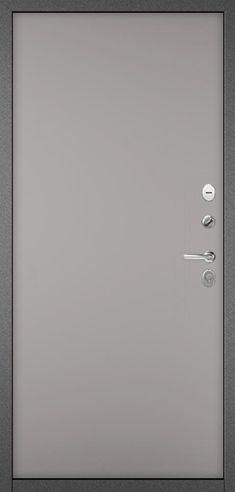 дверь Mastino TRUST MASS M/P «Букле антрацит» 9S-100, Цвет «Эмаль серая» - вид 2
