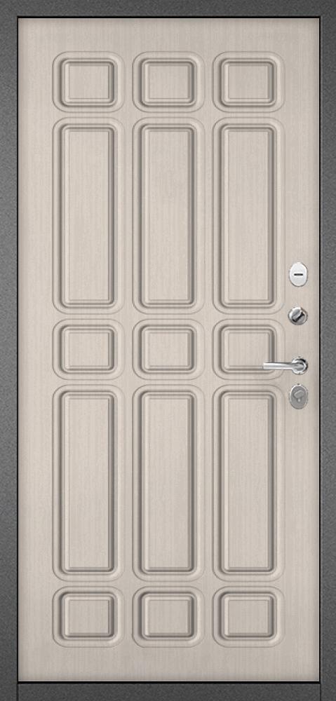 дверь Mastino TRUST MASS M/P «Букле антрацит» 9S-111 «Ларче бьянко» - вид 2