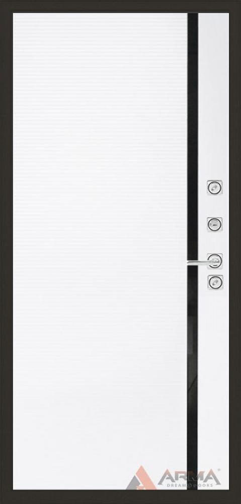 дверь Арма Бастион Блэк 15 «Белый матовый» - вид 2