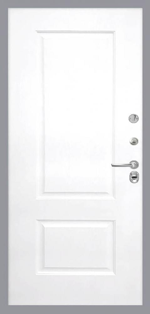 дверь Интекрон Брайтон «Дуб графит» Альба «Роял Вуд белый» - вид 2