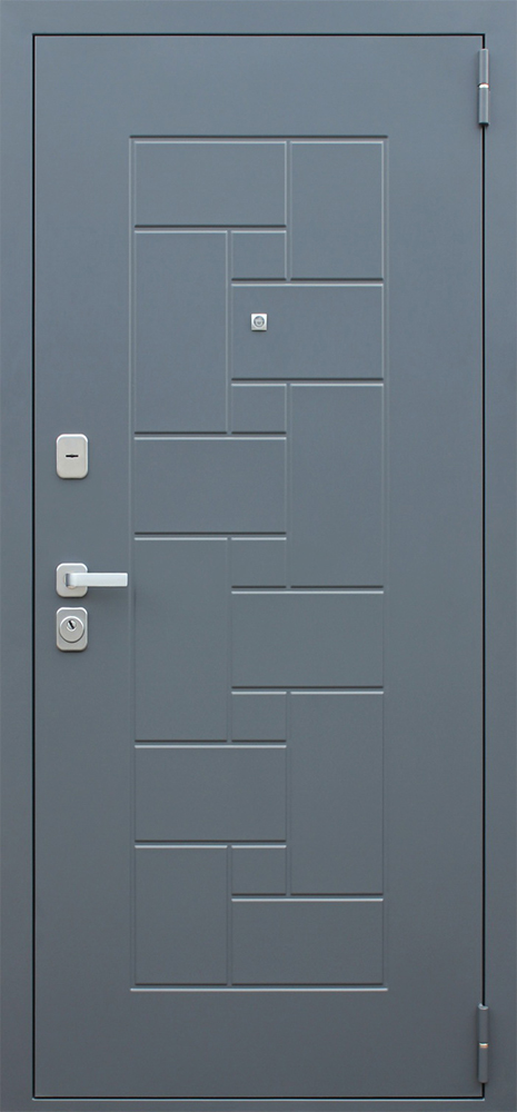 Входная металлическая дверь в квартиру Стандарт 57 с зеркалом