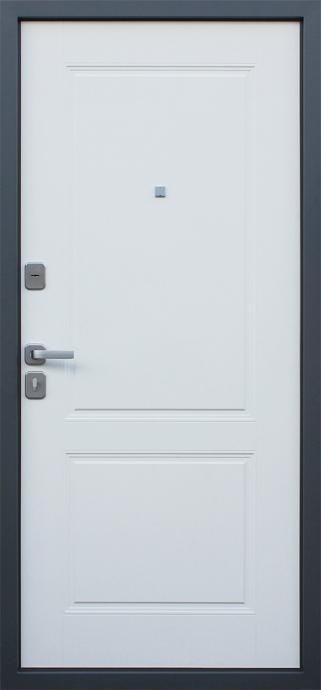 Белая входная дверь в квартиру Стандарт 15 — двухконтурная - вид 2