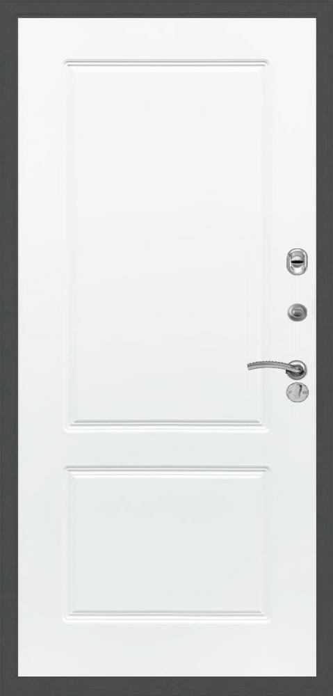 Стальная дверь Эврика ФЛ-117, Цвет «Силк сноу» - вид 2