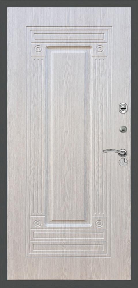 Стальная дверь Эврика ФЛ-4, Цвет «Беленый дуб» - вид 2