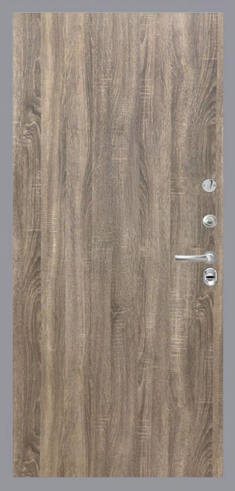 дверь Интекрон Брайтон «Дуб графит» Гладкая, Цвет «Дуб турин» - вид 2