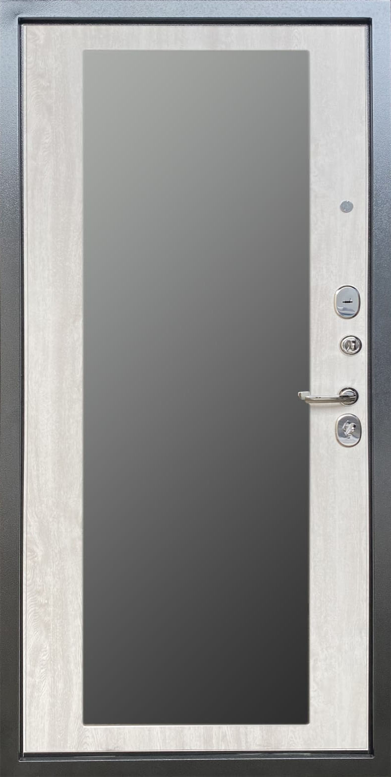 Входная железная дверь с зеркалом в квартиру Йошкар-Ола 7 - вид 2