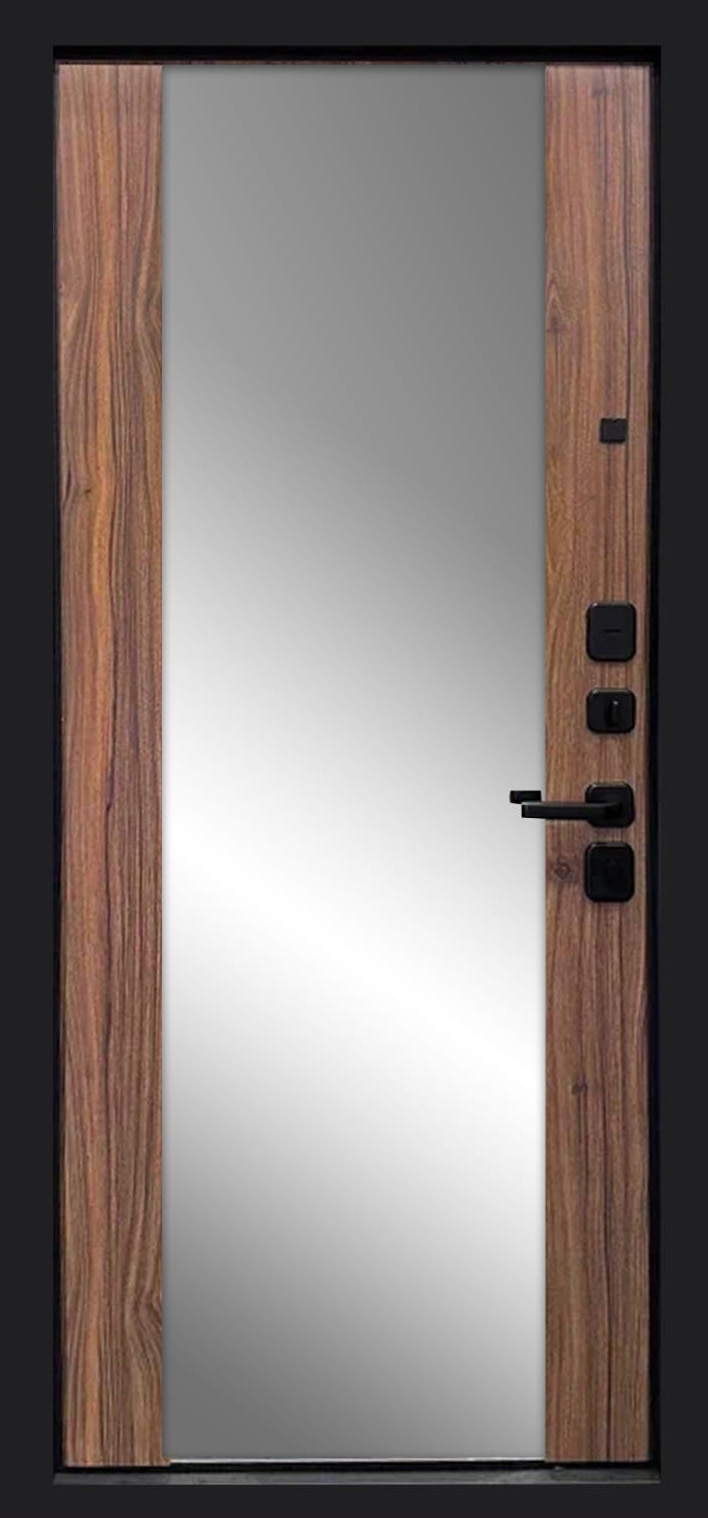 Входная дверь с зеркалом в квартиру дизайнерская Йошкар-Ола 17 - вид 2