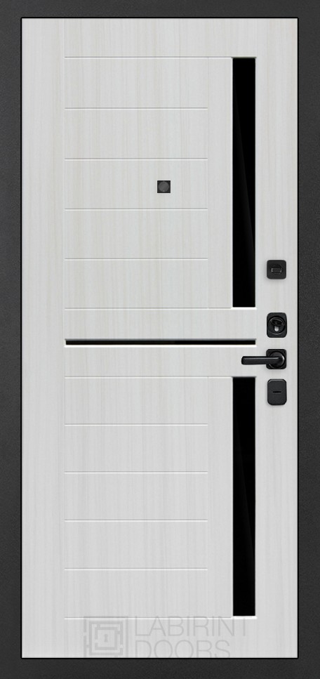 дверь Labirint Acustic 02 «Сандал белый» - вид 2