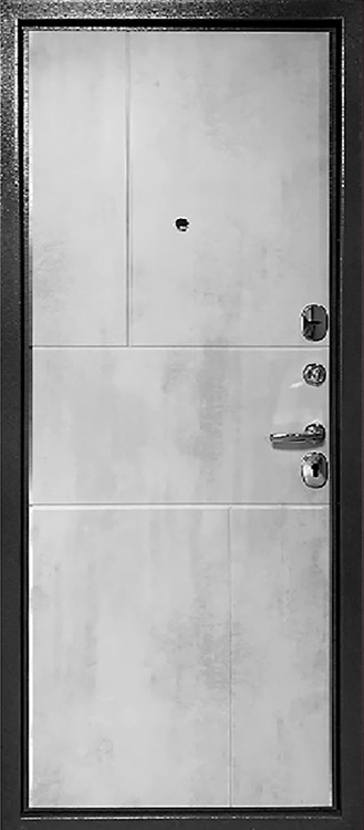 дверь Mastino TRUST ECO 90 Бетон темный 182 / Бетон серый 182 - вид 2