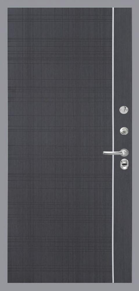 дверь Интекрон Брайтон «Дуб графит» В-07, Цвет «Венге» - вид 2