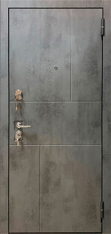 дверь Mastino TRUST ECO 90 Бетон темный 182 / Бетон серый 182