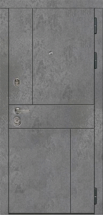 Белая входная дверь в квартиру Дионис 2119 с утеплением и шумоизоляцией