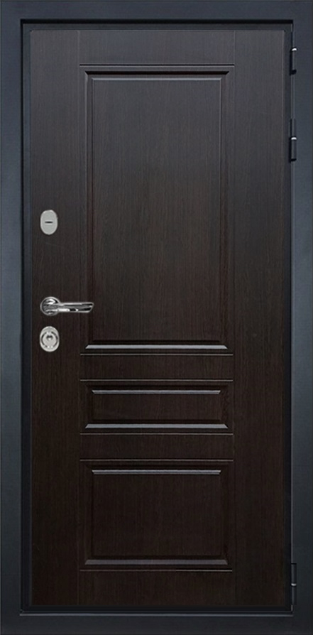 Входная классическая дверь с зеркалом в квартиру Сенатор 592 с зеркалом