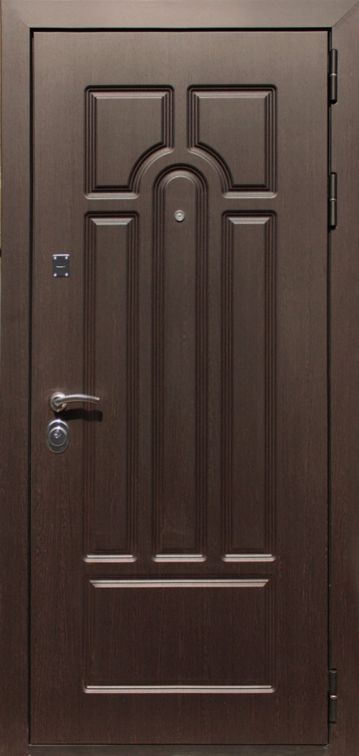 Стальная дверь Эврика ФЛ-117, Цвет «Грей Софт (Серый светлый)»