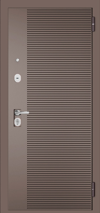 дверь Mastino TRUST ECO 90 Эмаль капучино 160 / Дуб шале белый 0