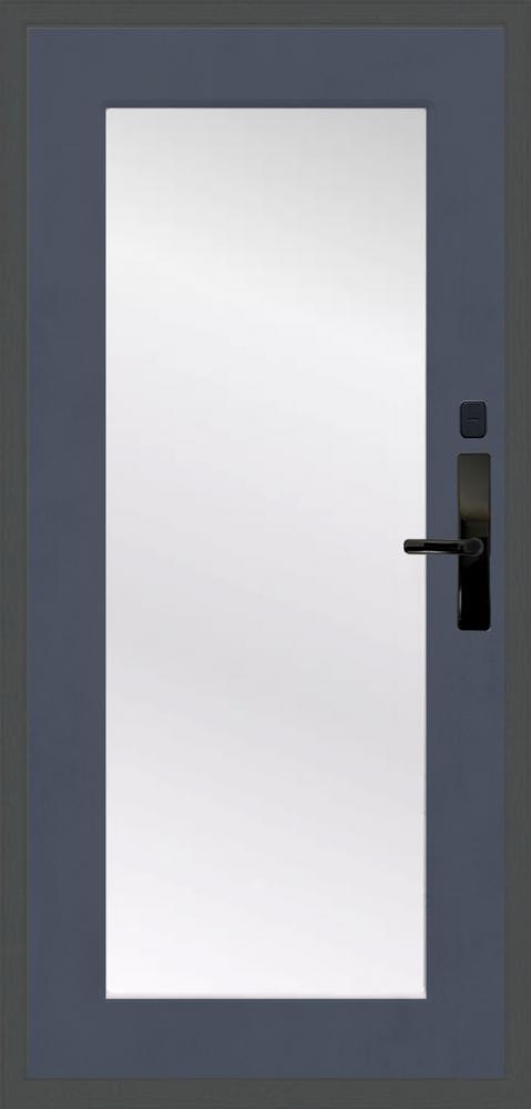 Входная металлическая дверь с зеркалом в квартиру Акрон 107 - вид 2