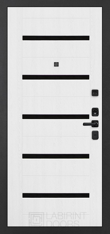 дверь Labirint Acustic 01, Цвет «Белое дерево» - вид 2