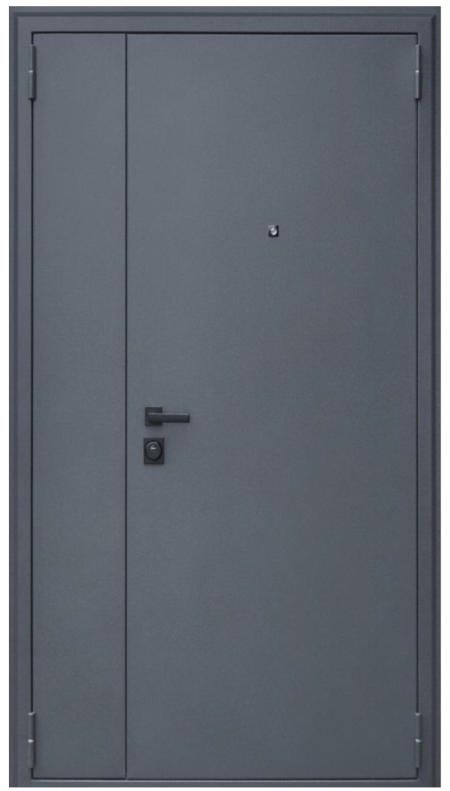 Тамбурная входная двухстворчатая дверь стальная Стандарт 11