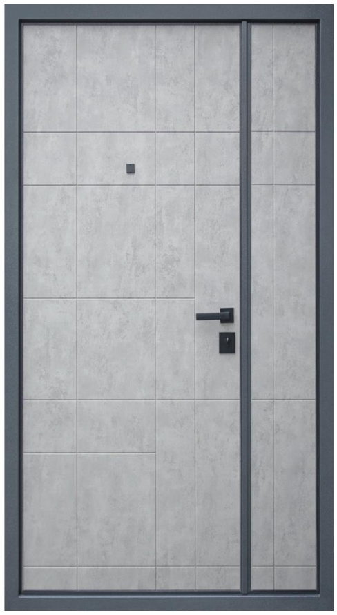 Тамбурная входная двухстворчатая дверь стальная Стандарт 11 - вид 2