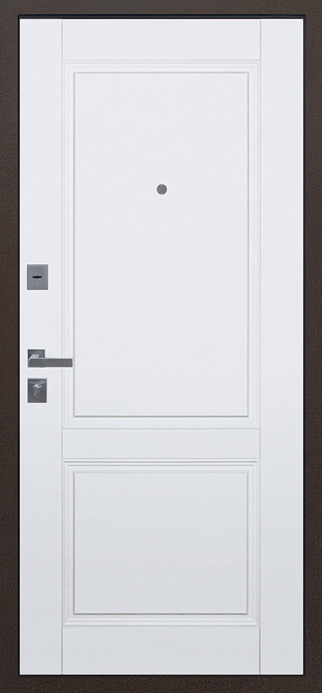 Входная стальная дверь Стандарт «34» — бнлая МДФ, 70 мм - вид 2