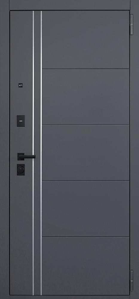 Белая входная дверь в квартиру Стандарт 21 дизайнерская