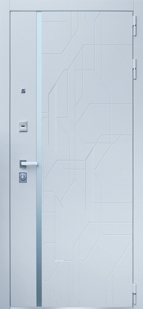 Белая современная входная дверь — Стандарт 134